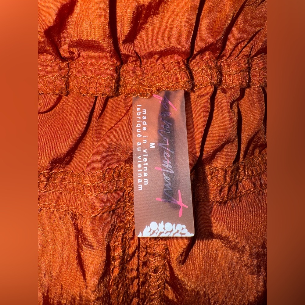 FP MOVEMENT Free People Way Home Rust High Rise Cinched Active Joggers Pants M - Picture 11 of 13